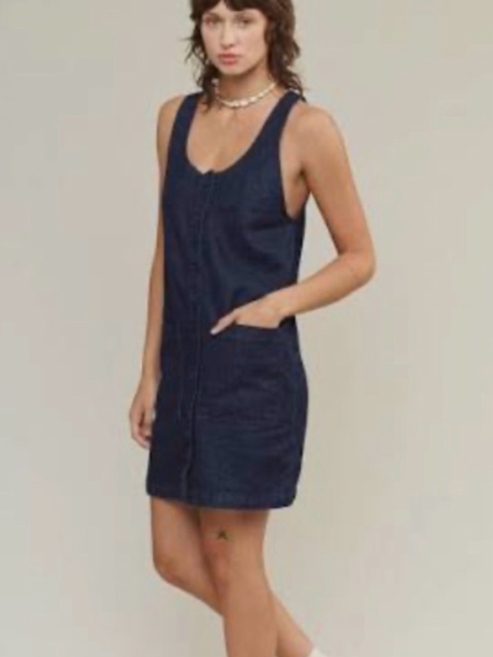Jungmaven Jumper Dress | Navy | Size M